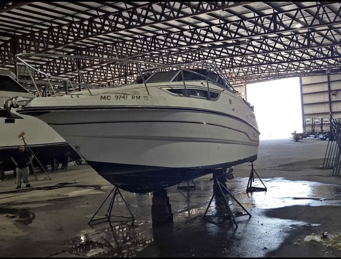 1997 Chaparral Signature 260 in dry storage